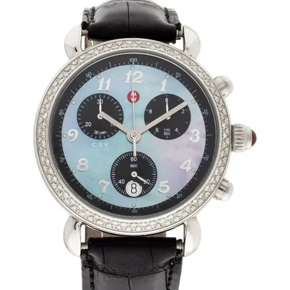 Michele | Accessories | Michele Csx 38mm Chrono Watch | Poshmark display picture 3